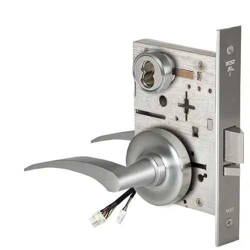 Electric Mortise Lock Satin Chrome