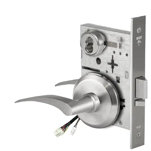 Electric Mortise Lock Satin Chrome