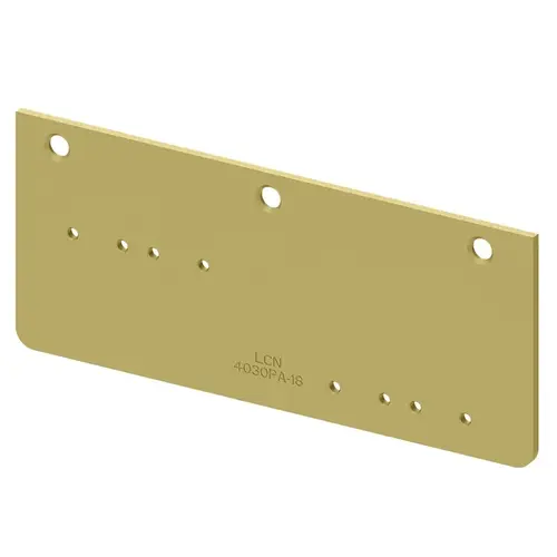 Door Closer Mounting Plates Satin Brass Painted