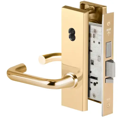 Mortise Lock Bright Brass