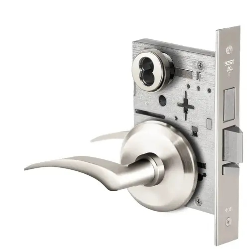 Mortise Lock Bright Chrome