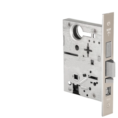 Mortise Lock Bright Nickel Plated Clear Coated