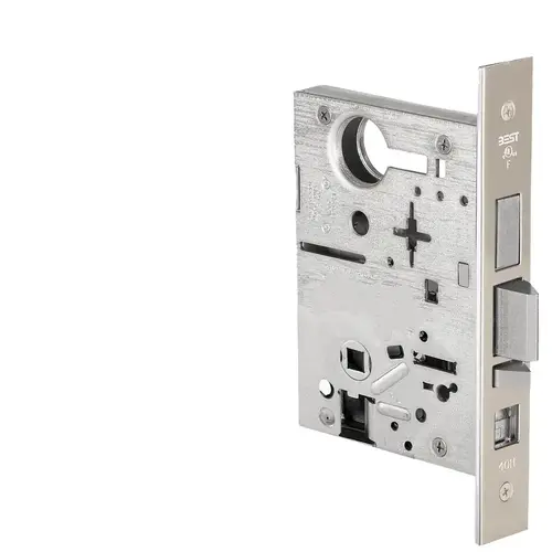 Mortise Lock Bright Nickel Plated Clear Coated