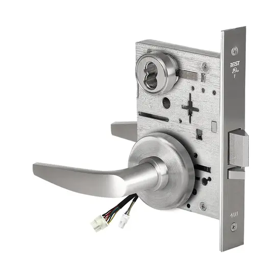 Electric Mortise Lock Satin Chrome