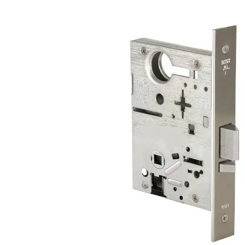 Mortise Lock Satin Nickel Plated Clear Coated