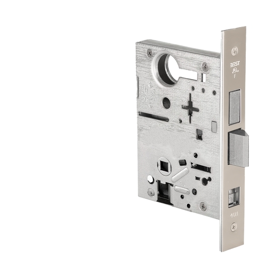 Mortise Lock Bright Nickel Plated Clear Coated