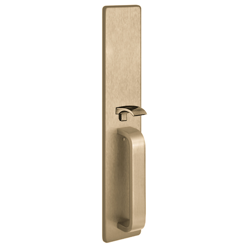 Apex and Olympian Series Wide Stile Trim, Thumb Piece Always Active, A Design Pull, Retrofit Trim, Satin Brass