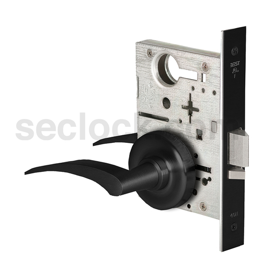 Mortise Lock Flat Black Coated