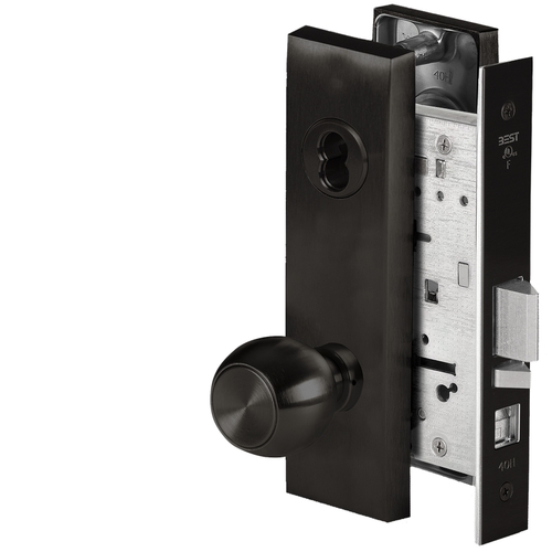 Mortise Lock Flat Black Coated