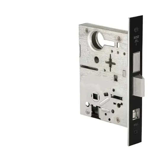 Mortise Lock Flat Black Coated