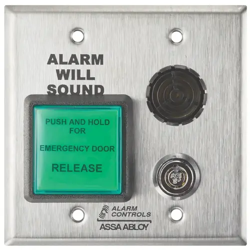 Delayed Egress Button, Single Gang