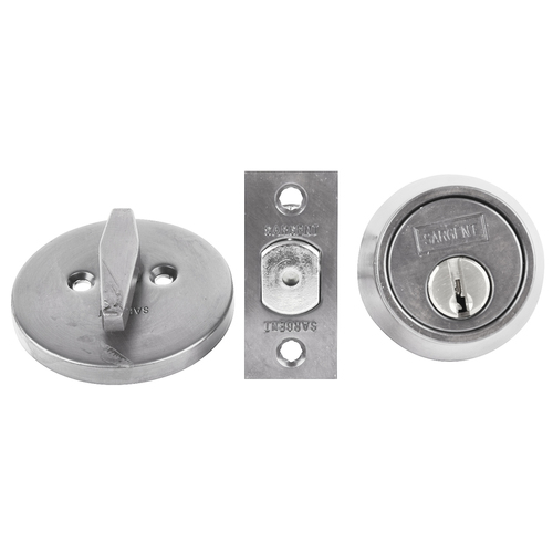 470 Series Cylindrical Deadbolt, Satin Chrome