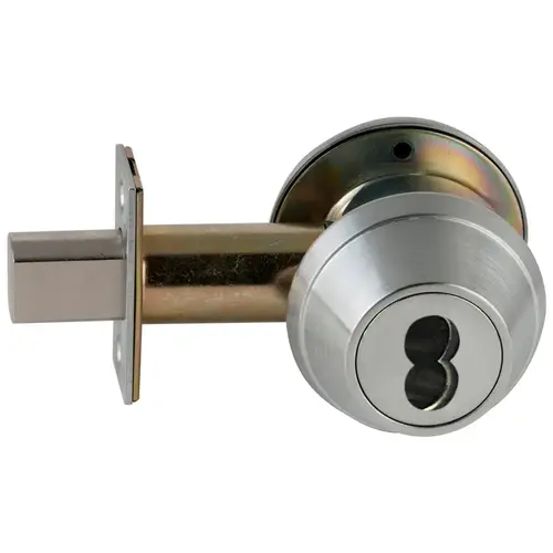 Grade 1 Classroom Deadbolt Less Large Format Interchangeable Core with 12297 Latch and 10094 Strike Satin Chrome Finish