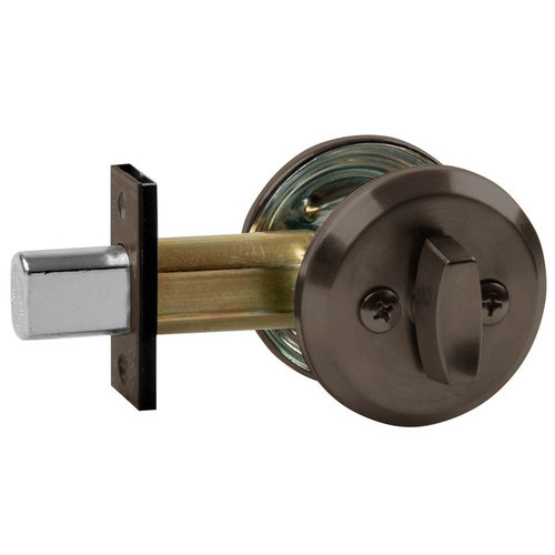 Grade 1 Double Thumb Turn Deadbolt with 2-3/8" to 2-3/4" Adjustable Backset from the D100 Collection