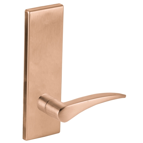 Full Dummy Trim with Right Hand 12 Lever and N Escutcheon Satin Bronze Finish