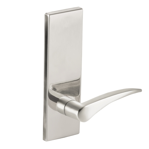 Half Dummy Trim with Right Hand 12 Lever and N Escutcheon Bright Chrome Finish