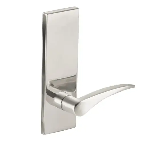 Full Dummy Trim with Right Hand 12 Lever and N Escutcheon Bright Chrome Finish