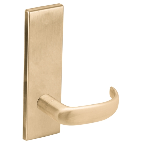 Half Dummy Trim with 17 Lever and N Escutcheon Satin Brass Finish