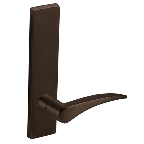 Full Dummy Trim with Right Hand 12 Lever and L Escutcheon Oil Rubbed Bronze Finish