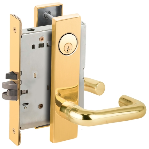 Schlage L Series Mortise Lockset, Storeroom Function w/ Deadbolt, Lockbody  Only