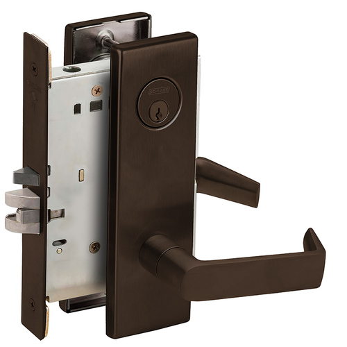 Institution Mortise Lock C Keyway with 06 Lever and N Escutcheon Oil Rubbed Bronze Finish