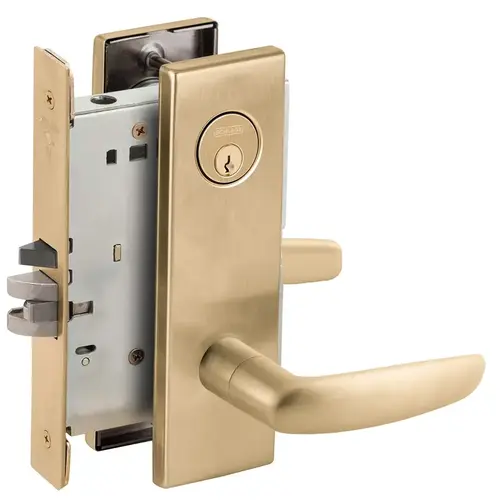 Lock Mortise Lock Satin Brass