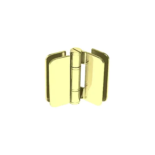 Satin Brass Zurich 01 Series 180 Degree Glass-to-Glass Outswing or Bi-Fold Hinge