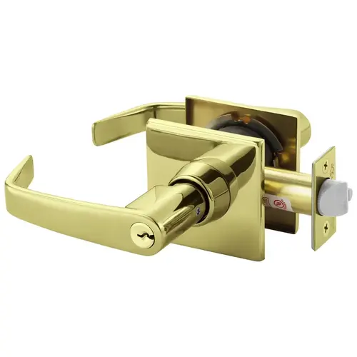 Cylindrical Lock Bright Brass