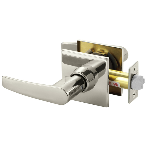 Cylindrical Lock Bright Nickel Plated Clear Coated