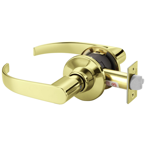 Cylindrical Lock Bright Brass