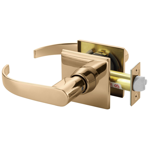 Cylindrical Lock Bright Bronze Clear Coated