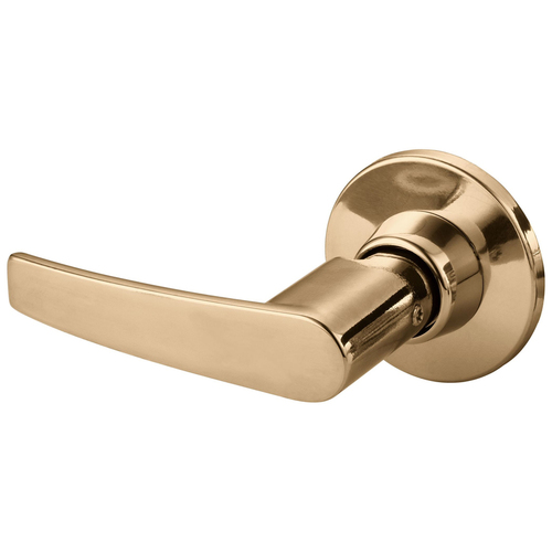 Cylindrical Lock Bright Bronze Clear Coated