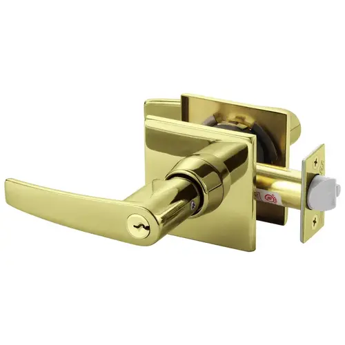 Cylindrical Lock Bright Brass