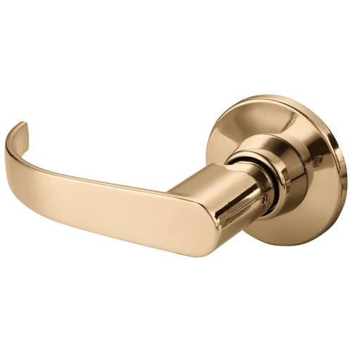 Cylindrical Lock Bright Bronze Clear Coated