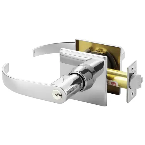 Cylindrical Lock Bright Chrome