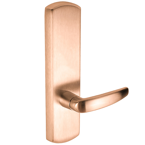 Exit Device Trim Satin Bronze Clear Coated