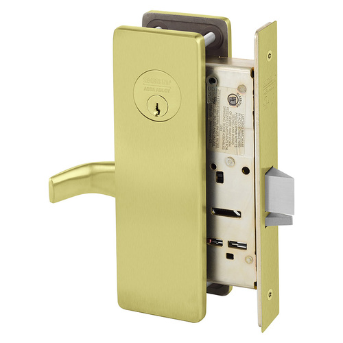 Mortise Lock Satin Brass