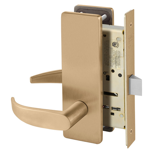 Mortise Lock Satin Bronze Clear Coated