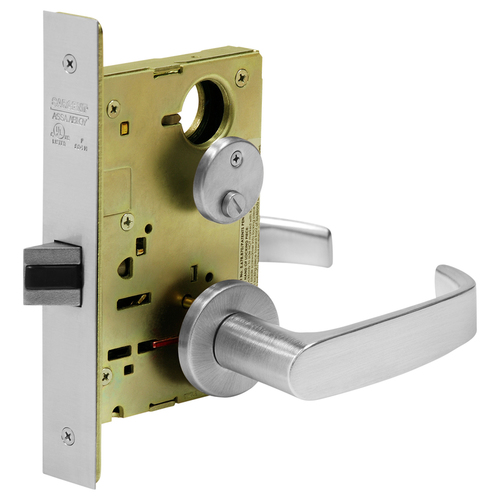 8200 Series 8265 Privacy/Bedroom/Bath Lock Satin Chrome