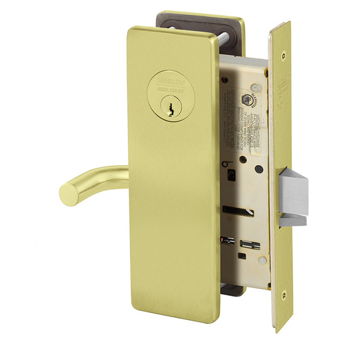 Mortise Lock Satin Brass