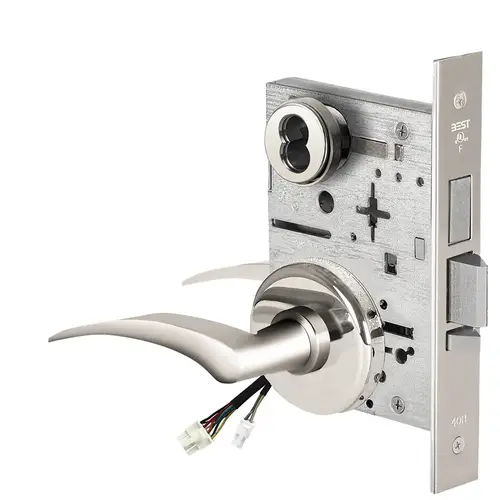 Electric Mortise Lock Bright Chrome