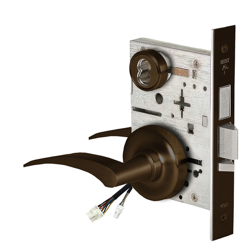 Electric Mortise Lock Dark Bronze Painted