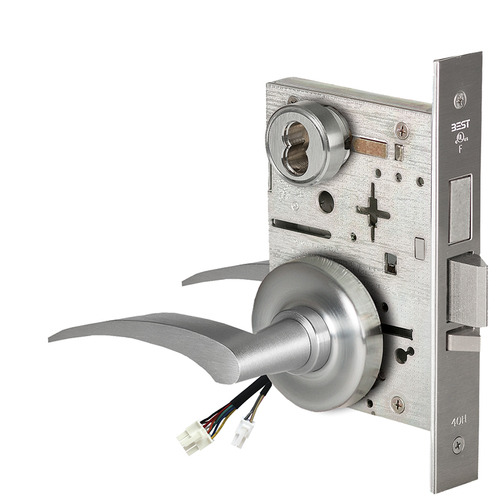 Electric Mortise Lock Satin Chrome