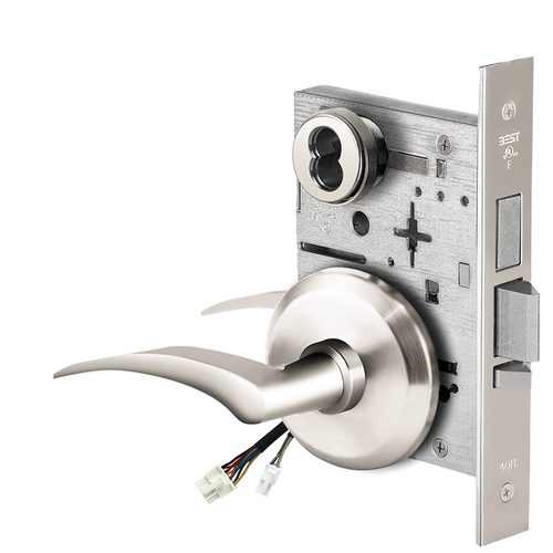 Electric Mortise Lock Bright Chrome