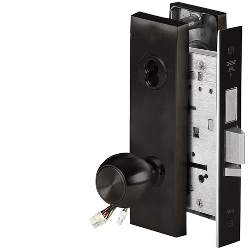 Electric Mortise Lock Flat Black Coated