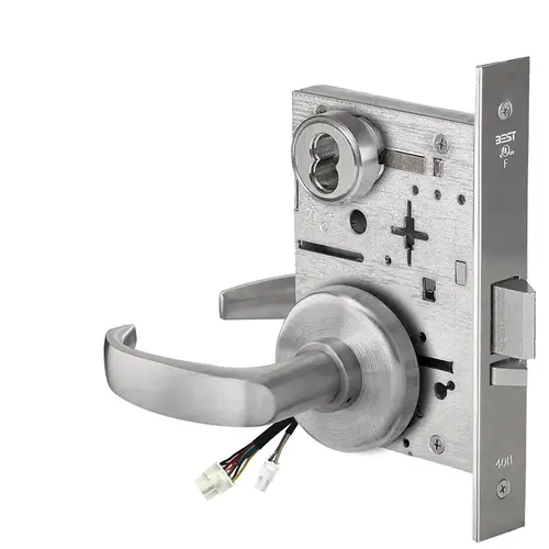 Electric Mortise Lock Satin Chrome