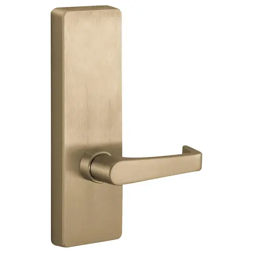 Apex and Olympian Series Wide Stile Trim, Lever Always Active, A Lever Design, Left Hand Reverse, Satin Brass