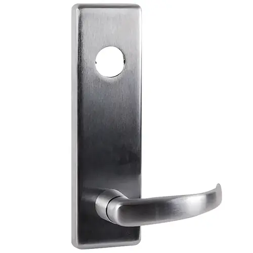 Lock Exit Device Trim Bright Chrome