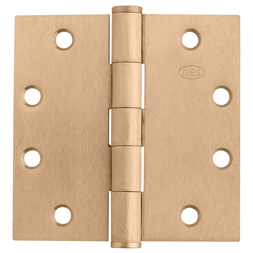 Hinge Satin Bronze Plated Clear Coated