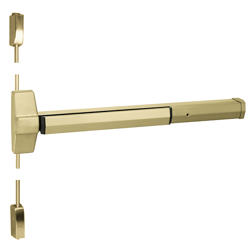 Exit Device Satin Brass